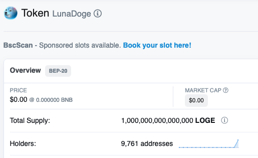 NEARING 10k HOLDERS!! BUYBACK AND BURN 🔥🔥 COMING SOON! JOIN THE #LOGEFAM $LOGE #LUNADOGE 🚀🚀