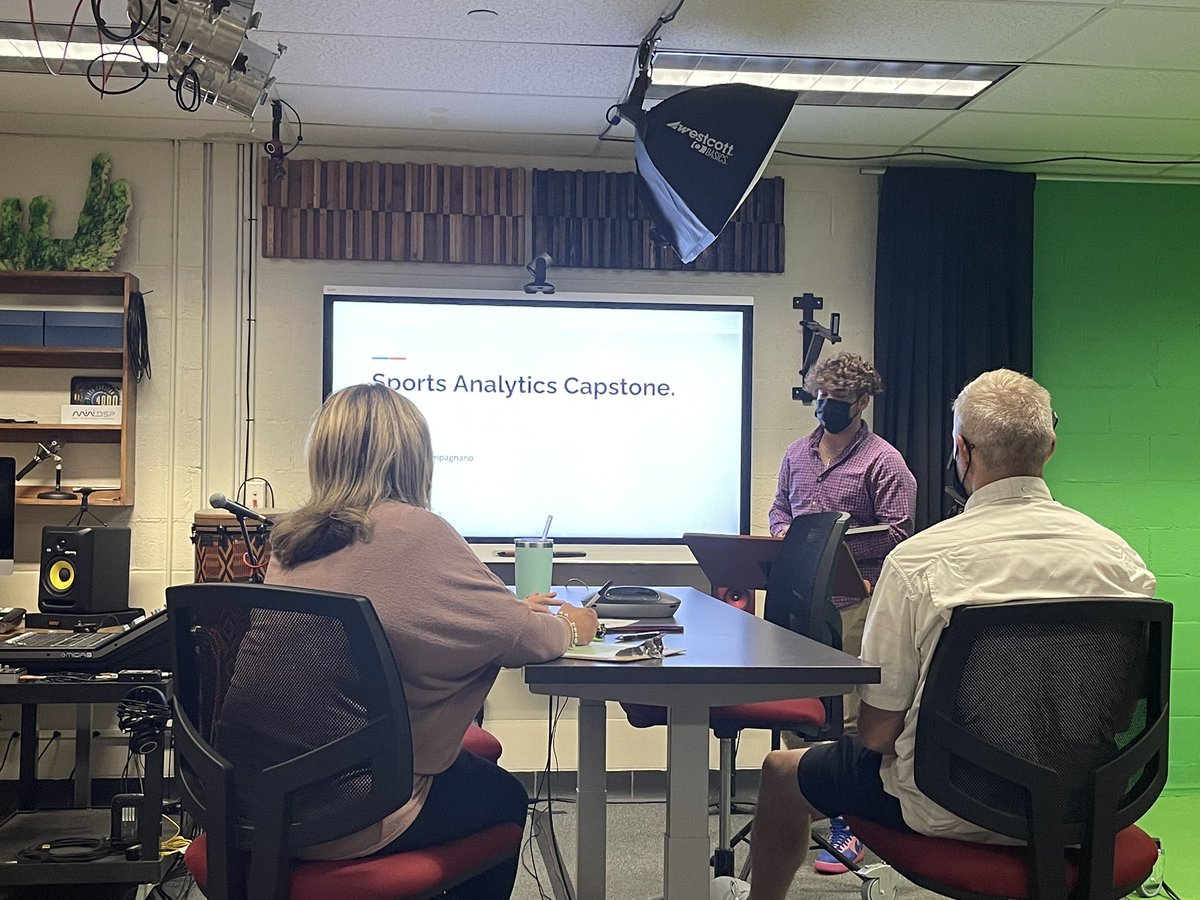 Farmington_FB's tweet photo. Congrats to Nicholas Campagnano ‘21 for completing his sports analytics capstone! His driving question: was “Does a better OL directly contribute to a teams winning %?” - no surprise here IT DOES!!! 🏈💪#everythingmatters #OLmatters https://t.co/YOuzP8EyID