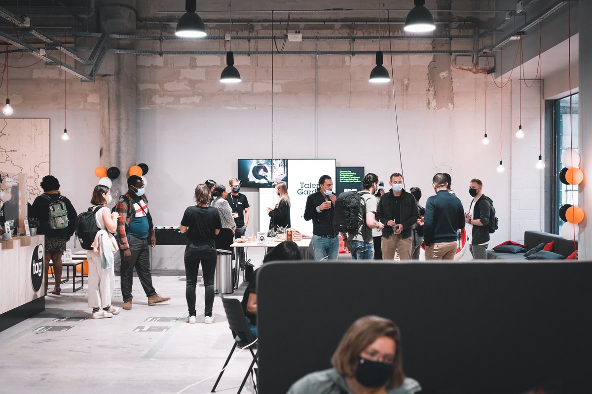 talentgardenen's tweet photo. Opening a new campus and welcoming new members into our community is always an incredible moment. And seeing #TalentGarden #Lille come to life with local #entrepreneurs, #freelancers, #remoteworkers &amp; digital #creators has to be one of the best days so far in 2021! https://t.co/MLNfrvF7uw
