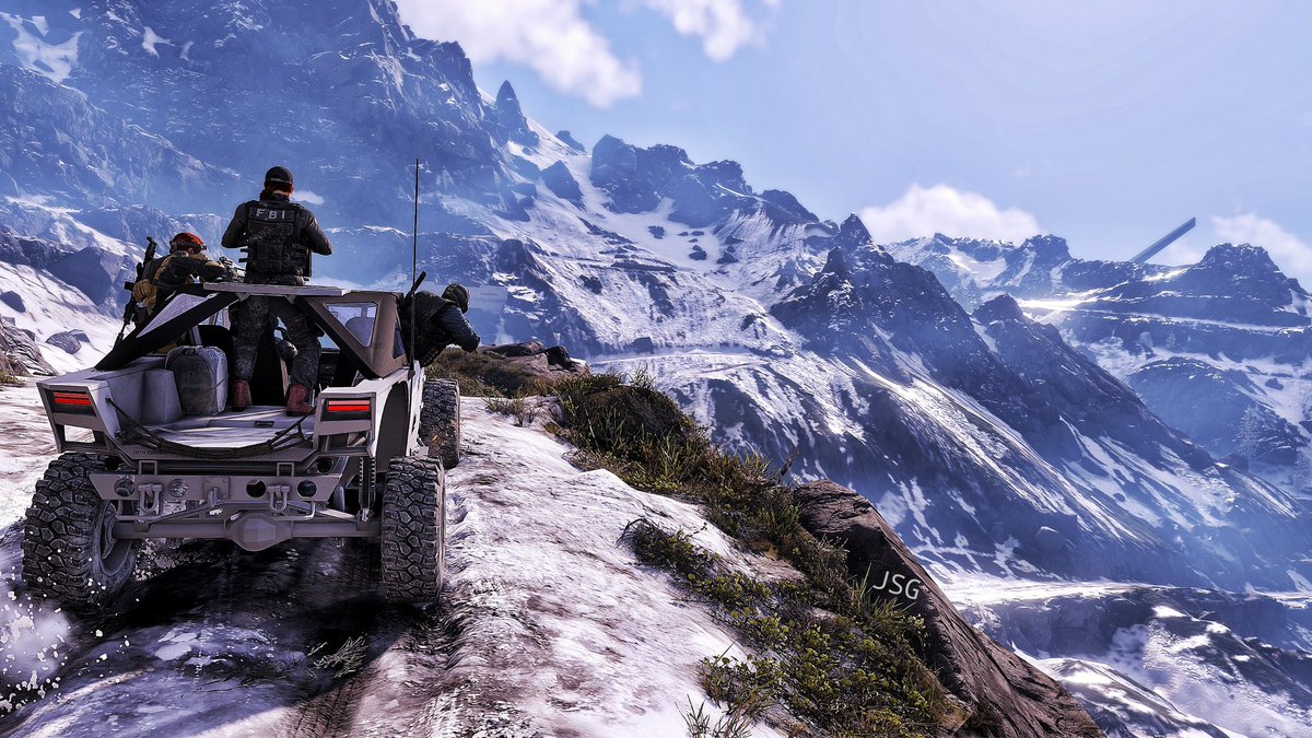 julies_galaxy's tweet photo. Travelling with the best Team 💪🔥 #r6team #GhostReconBreakpoint #ghostrecon #auroa #virtualphotography #ubisoft https://t.co/xVfcDG0RiY