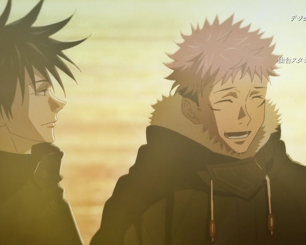 i just want someone to look at me the way megumi looks at itadori...