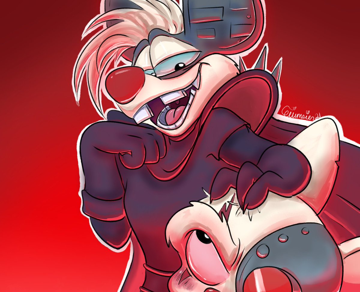 WimsiecalArt's tweet photo. #pinkyandthebrain #fanart #darkpinky https://t.co/ilZ24UByQL
