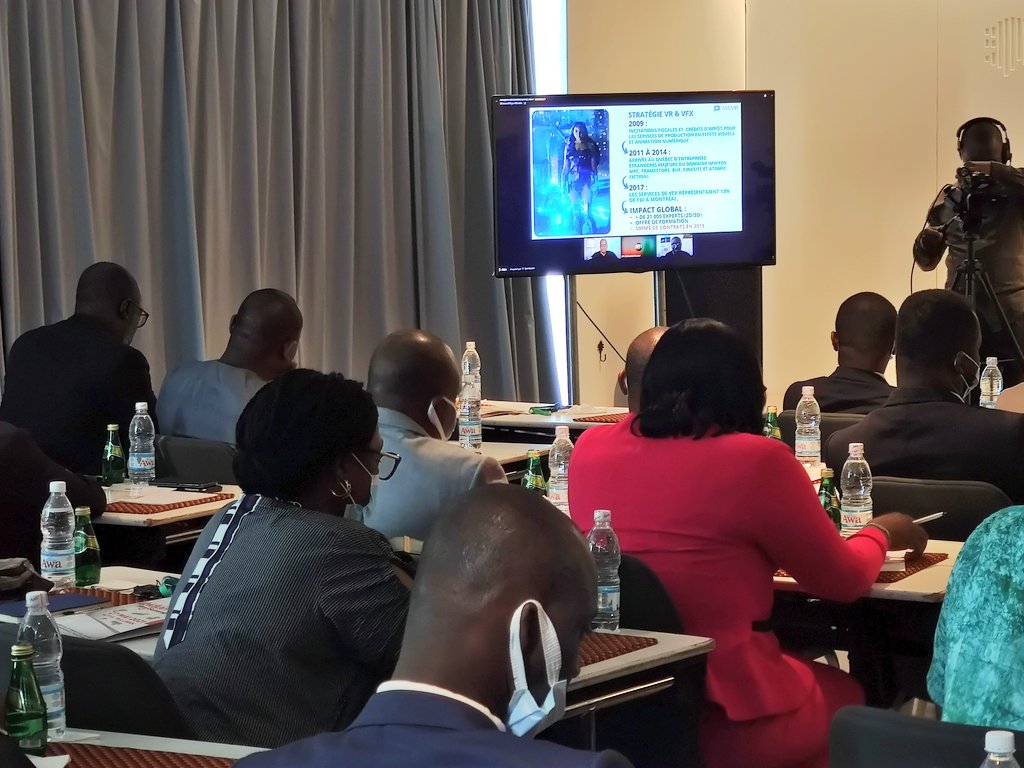 RTIOfficiel's tweet photo. #AFS2021 FOCUS
Mise en perspective de l'industrie audiovisuelle canadienne et ivoirienne par visioconférence avec Eric Mboua et Dedy Bilamba.
#RTIofficiel #RTIDistribution @EricMBoua @DedyBil https://t.co/g4wxRQ1Nxz