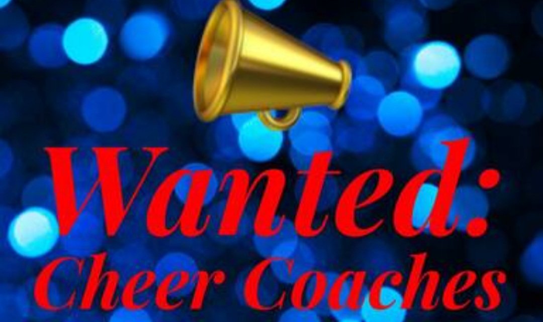 Dedicated, organized and energetic volunteers age 18+ wanted to coach our two younger cheer teams: Tiny Mites (5-7 yo) and Jr Pee Wee (8-11 yo). 

Online training courses will be provided to teach you all you need to know about coaching for Pop Warner. Contact us for more info!