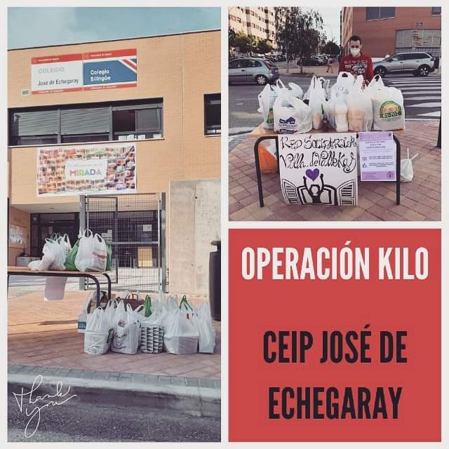 OPERACIÓN KILO CEIP JOSÉ DE ECHEGARAY 🍇🍪

Gracias por la increíble recogida de alimentos en este centro educativo, a todas las familias que han querido colaborar y al AMPA que ha hecho que esta Operación Kilo fuese posible 👏🏽💜