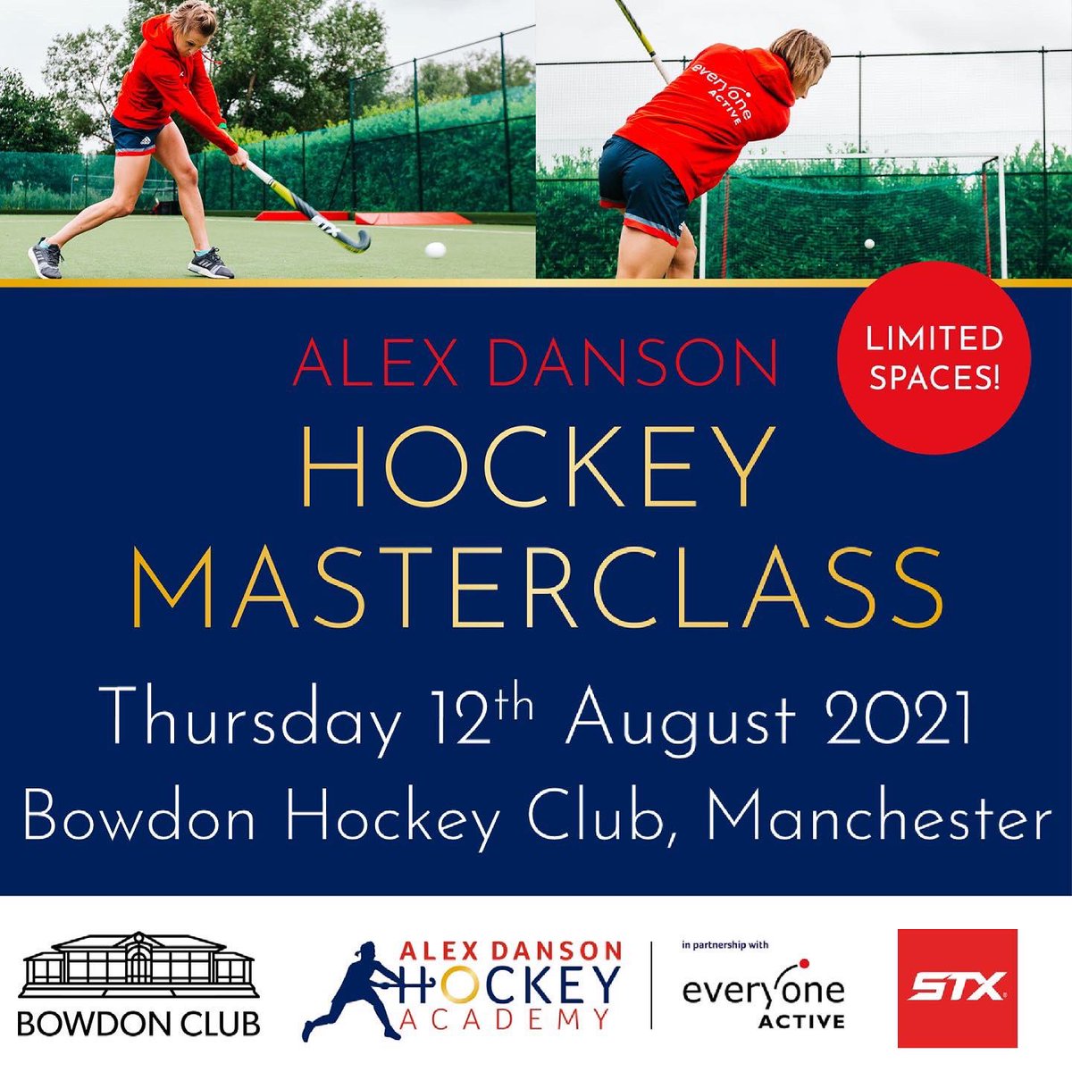 🔹 Week 1 🔹

You know the venues for our <a href="/AlexDanson15/">.</a> masterclasses this summer so here are the dates for your diaries for week 1. 

📍Bowdon Hockey Club, Greater Manchester <a href="/BowdonHC/">Bowdon Hockey Club</a> 
📆 Thursday 12th August 2021

#ADHAMasterclasses