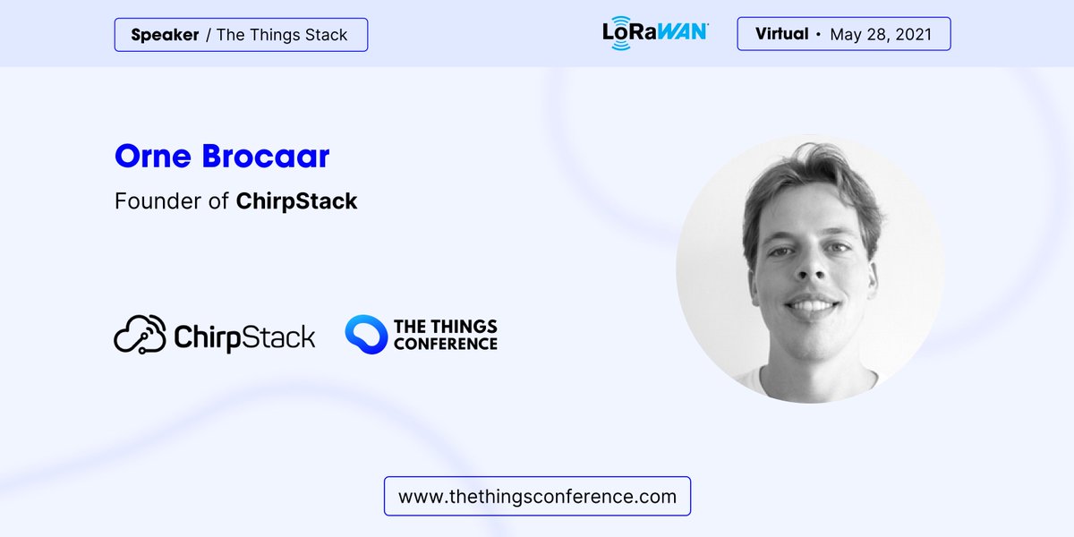 thethingsntwrk's tweet image. Join tomorrow's virtual #TheThingsConference - The Things Stack Edition to learn more about Packet Broker. The session will be hosted by Johan Stokking, CTO of @thethingsindust, and Orne Brocaar, Founder of #Chirpstack. Get the last tickets now: ow.ly/NtZS50EWryT

#LoRaWAN