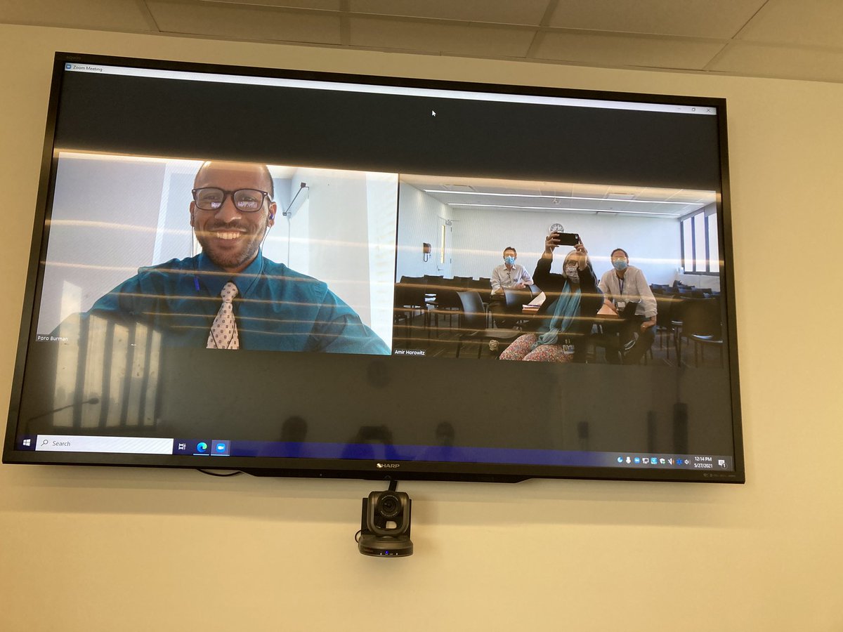 SesmaLab's tweet photo. Thesis defense season started already. Congratulations Poromendro Burman “Poro” from Brad Rosenberg’s lab for a great MSBS remote defense! Sorry for the bad picture... https://t.co/IWFCZ02nFt