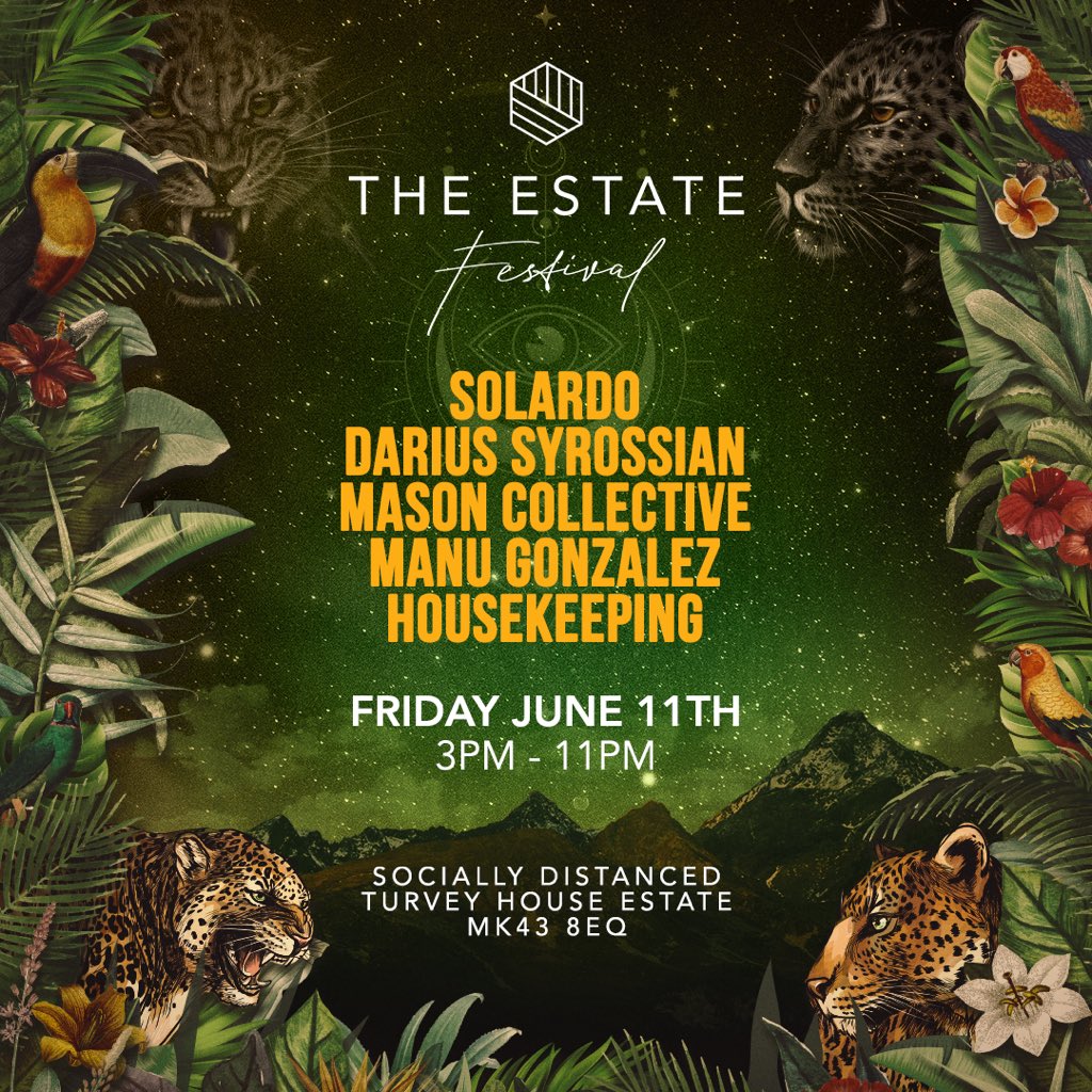 Solardo (blue tick) (@solardomusic) on Twitter photo We can smell festivals in the air! ☀️🌈✨ our first one is just round the corner n’ all 👀 Catch us at the <a href="/EstateFestival/">The Estate Festival</a> on the 11th June 🔥 Get involved via bit.ly/34saBeA We can smell festivals in the air! ☀️🌈✨ our first one is just round the corner n’ all 👀 Catch us at the <a href="/EstateFestival/">The Estate Festival</a> on the 11th June 🔥 Get involved via bit.ly/34saBeA