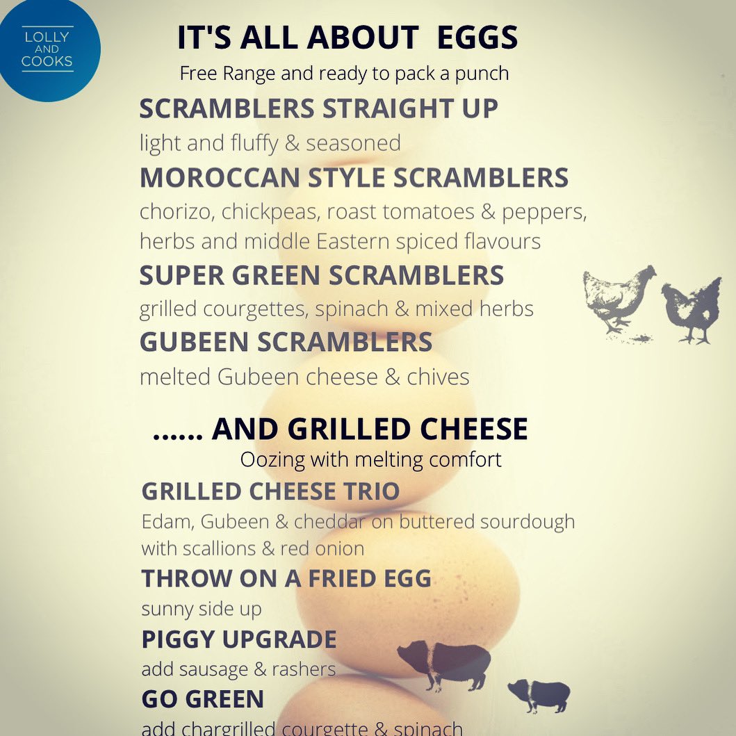 It’s all about eggs 🥚 🍳🧀 and grilled cheese 😊 coming to our Charlemont Street cafe on Monday