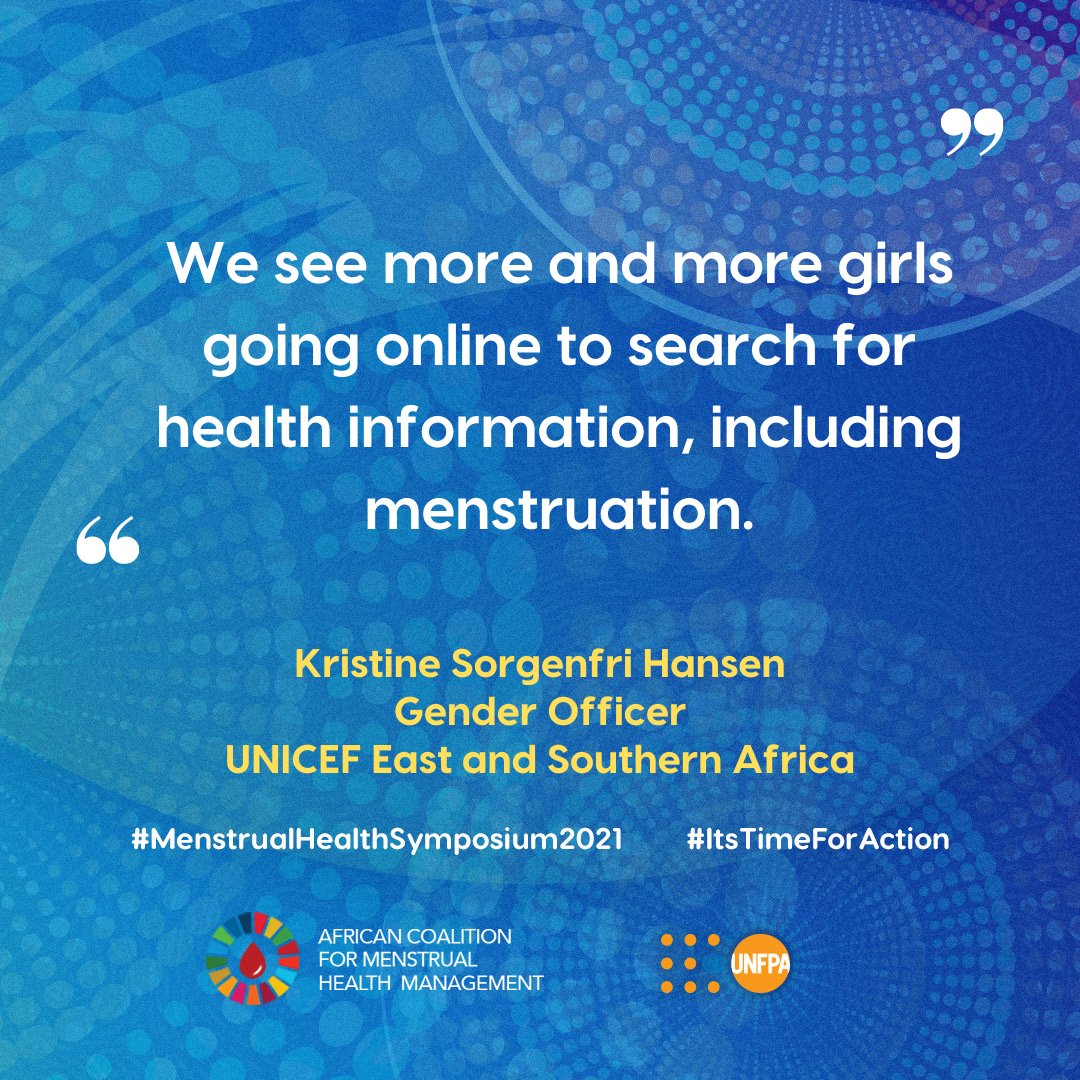 UNFPA_ESARO's tweet photo. It has been a wonderful 3-day #MenstrualHealthSymposium2021. What are your takeaways from these discussions? For a change to happen, we all need to be get involved. 
#MenstrualHealthSymposium2021 #ItsTimeForAction #endthestigma

@UNFPA @MHDay28May @AfriCoMHM @UNICEF https://t.co/aB1oQB8iWW