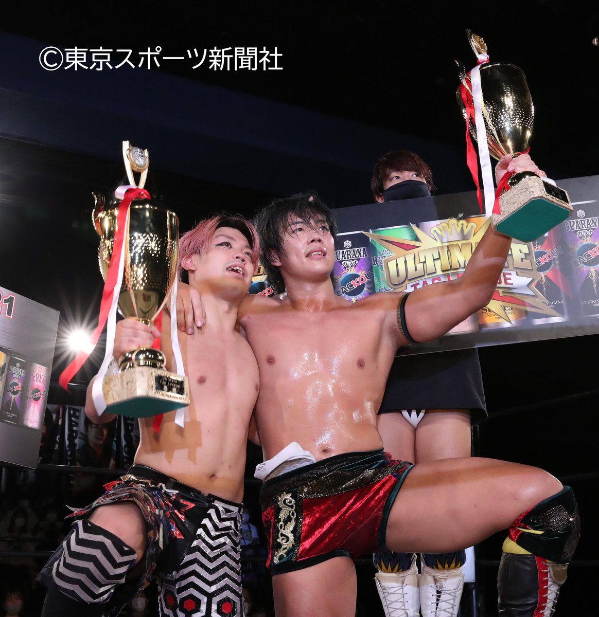 tospophoto's tweet photo. 【DDT】
2021年5月27日 #新宿FACE
#勝俣瞬馬
#竹下幸之介
#優勝
#ddtpro #UltimateTagDDT #The37KAMINA https://t.co/Z1dLuVPVnx