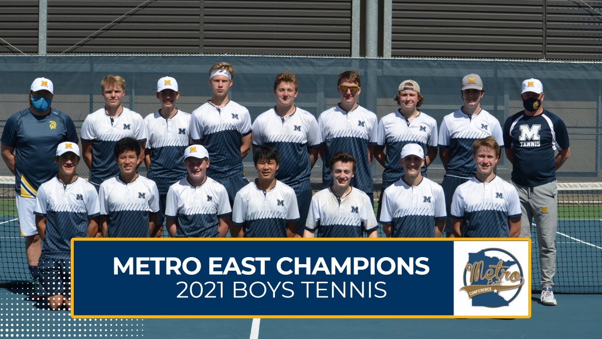 MahtomediPride's tweet photo. Congratulations to the boys tennis team, your 2021 Metro East Conference CHAMPIONS!!! #GoZephs https://t.co/TBG5AxmHTG