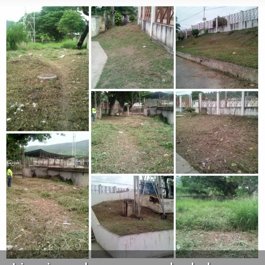 janet_araujo72's tweet photo. McpioMotatan continuamos con la #LimpiezaYDesmalezamiento en las Instalaciones del #Estadio #GuillermoBriceño con nuestras #CuadrillasAlDia https://t.co/6PjSrYjYBH