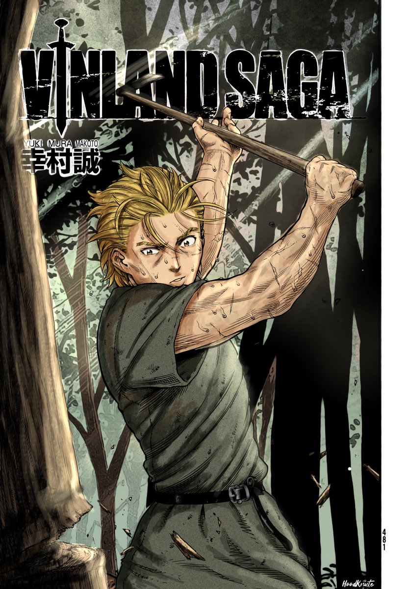 HoodKnut's tweet photo. Cover of Vinland Saga, chapter 183 🌾✨.

#VINLAND_SAGA #Thorfinn #coloring https://t.co/OyupWXGjh7