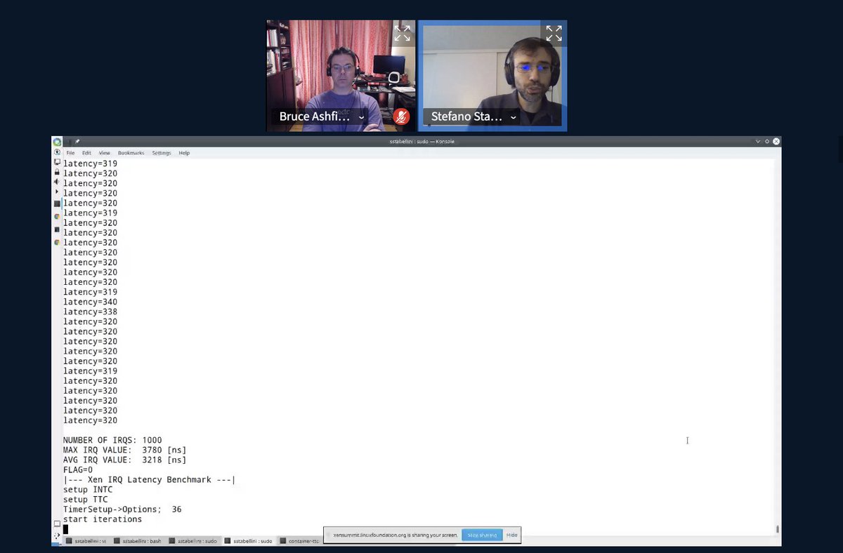 Thanks for this talk, "RunX: Deploy RTOSes and unikernels as Containers at the Edge," given by <a href="/stabellinist/">Stefano Stabellini</a> &amp; Bruce Ashfield from <a href="/XilinxInc/">Xilinx</a>