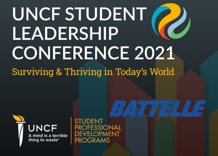 UNCF's tweet photo. #UNCF would like to thank corporate sponsor @Battelle for all of your support of the 2021 #UNCFSLC. https://t.co/ouKyWa7G0F