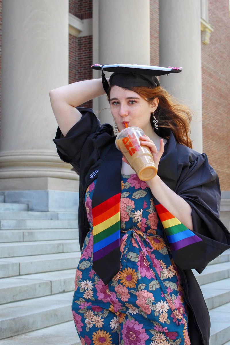 brookejmart's tweet photo. A little over four years ago, I was severely depressed, deeply closeted, and unsure if I would ever make it out of my tiny hometown.

Today I’m out, happier than I’ve ever been, and I’m graduating with honors from Harvard.

It really can get better, man. https://t.co/1OMSdGliy0