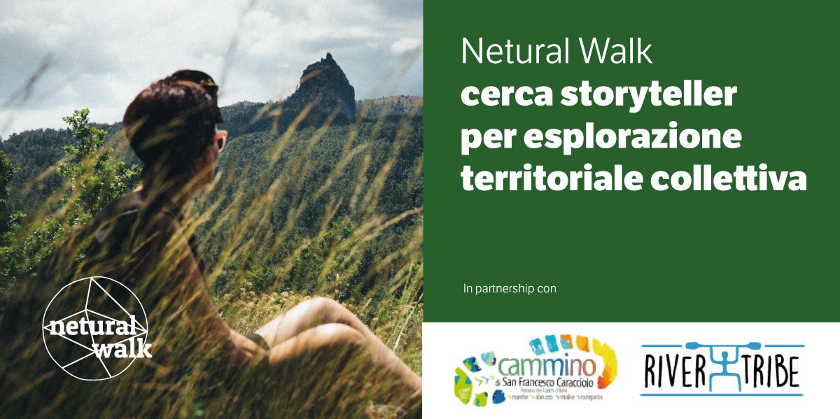 NeturalCoop's tweet photo. Ti piace viaggiare in modo sostenibile, all’avventura, a contatto con le comunità che vivono la piccola Italia?
Sei un amante della natura e delle storie?
Partecipa alla Call! #esplorazioneterritoriale #valorizzazioneterritorio #trekking #neturalwalk

https://t.co/BhUwD1Pjve https://t.co/A8hWkzUBys