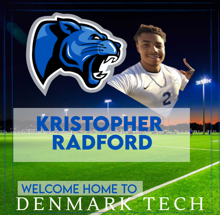 DenmarkTechSC's tweet photo. Please help us welcome our newest soccer star, Kristopher Radford out of Denmark-Olar High School and joining is as a transfer student from Benedict College.  #gameondtc https://t.co/rRNtpcUvpD
