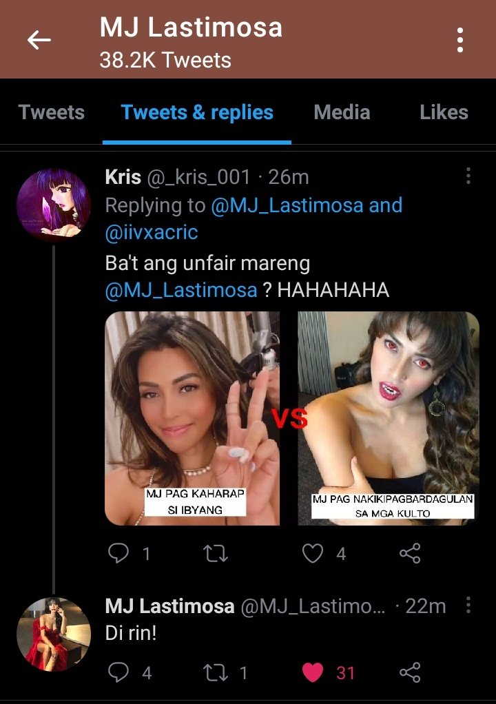 _kris_101's tweet photo. Aliw HAHAHAHA @MJ_Lastimosa 😂😂 https://t.co/I9Q6meXeDK
