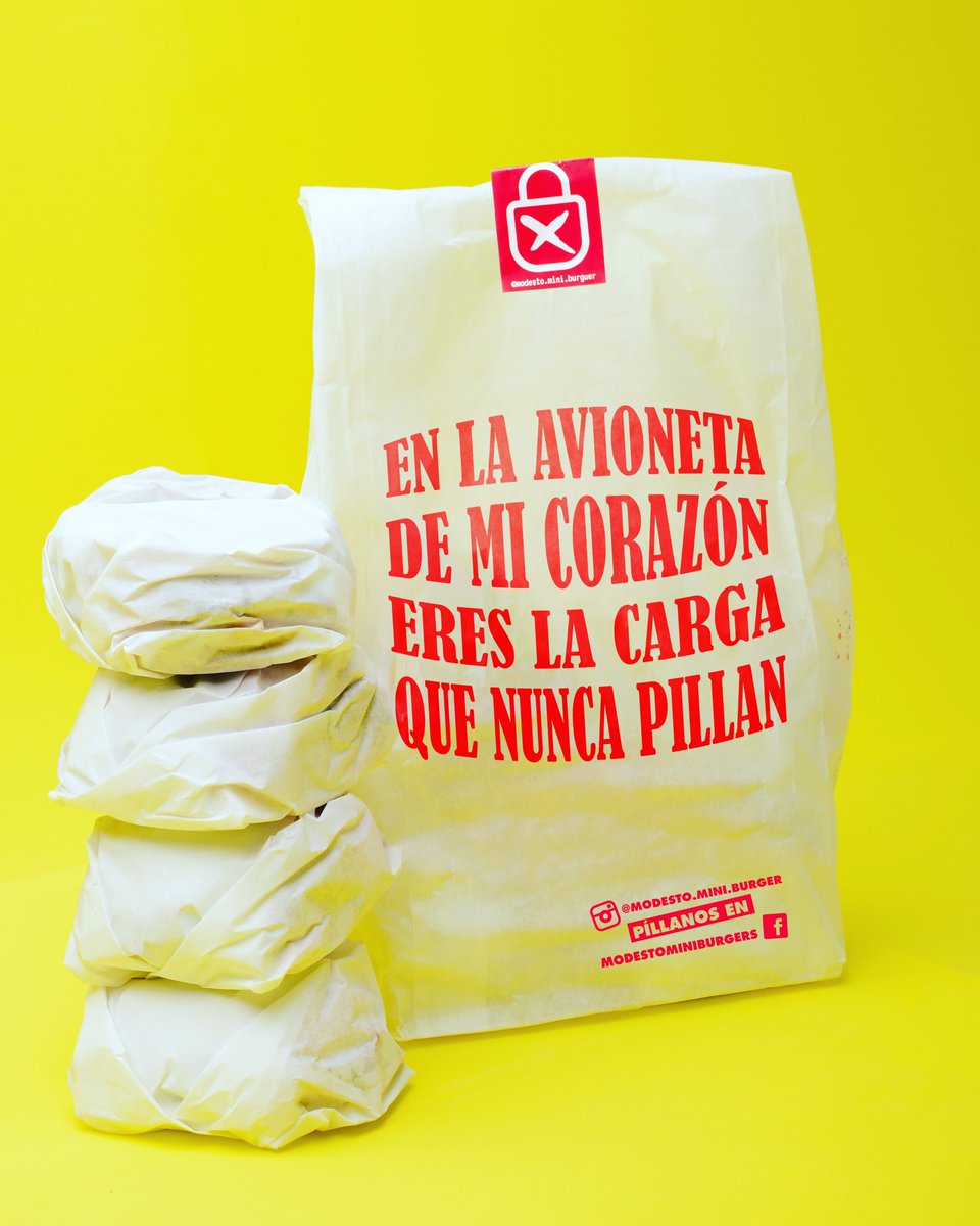 ModestoMiniBurg's tweet photo. ☝🏼Pida en el link y apoye el negocio del viejo, que estos kilos de mini burgers siempre estarán bien vistos. 🤣
https://t.co/JpYReC0JKH https://t.co/a9FypKTKg9