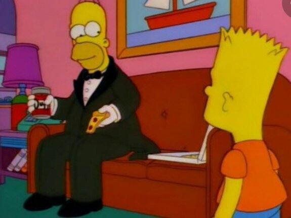 -pq tan elegante homero?
-pues hoy sale Friends The Reunion