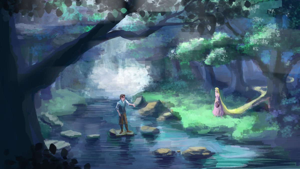 darmograeff's tweet photo. "Tangled" tribute. Thanks @DisneyAnimation and @ByronPHoward for the one of the best cartoons ever!
#art #digitalillustration #painting #tangled #rapunzel #fantasyart #disneyart #landscape #арт #цифроваяживопись #люблюрисовать #рапунцель #дисней https://t.co/rmWepdu79G