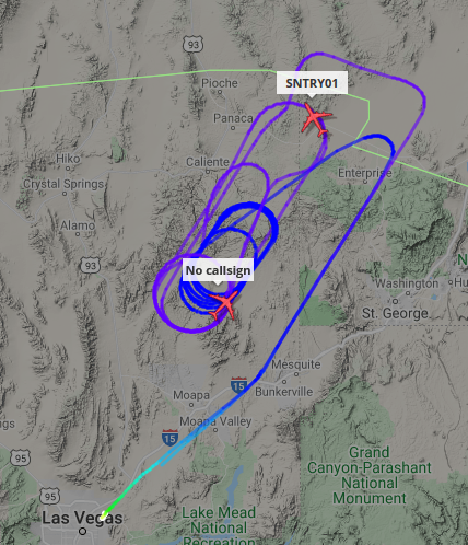 ameliairheart's tweet photo. 4x USAF aircraft out of Nellis AFB, NV
E-8C LUXOR8 97-0201 #AE1496
E-3C SENTRY01 80-0139 #AE11EC
KC-135R n/a 57-1488 #AE041F
RC-135W CORVS55 62-4131 #AE01CC
#ADSB https://t.co/otbw7oP5vo