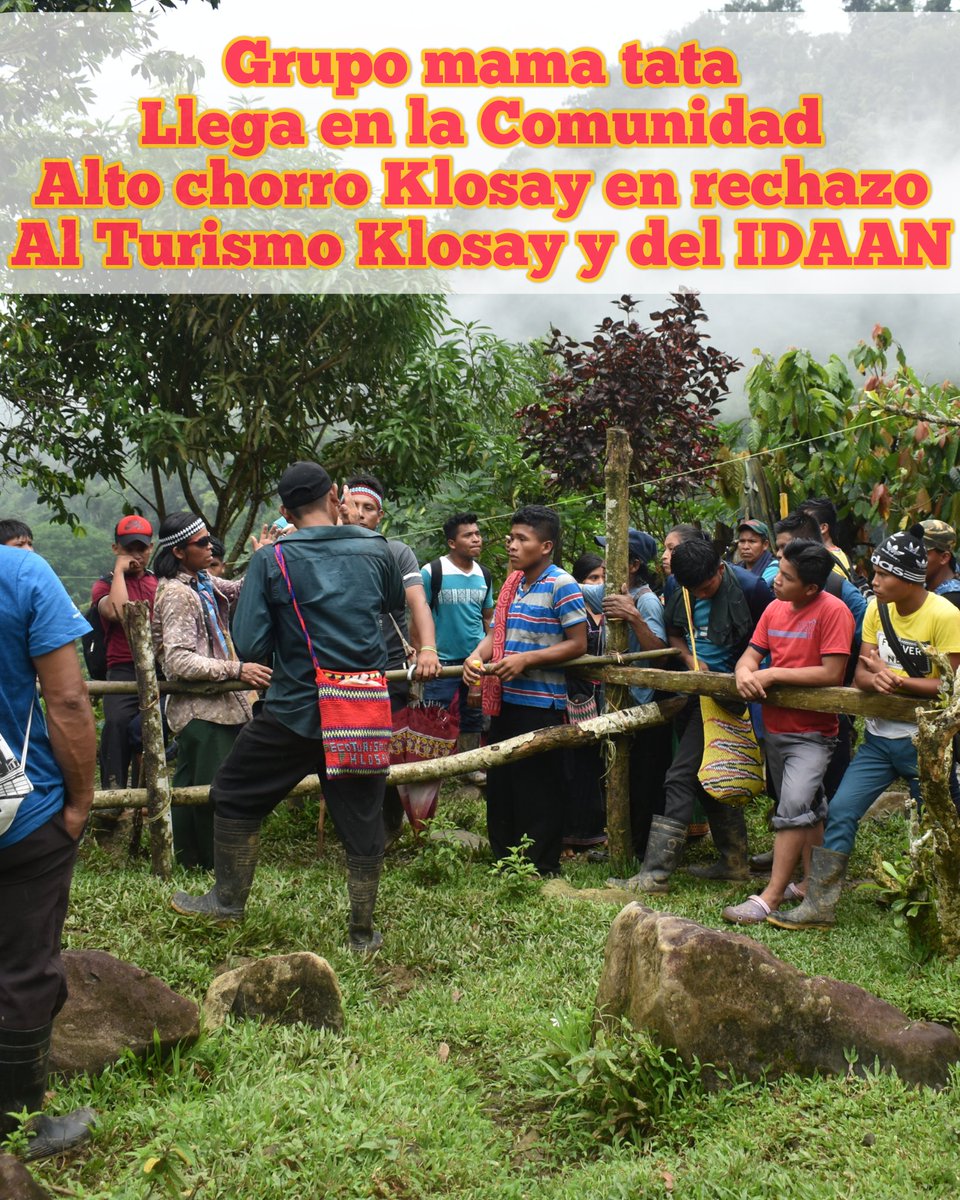 AltoChorro_'s tweet photo. La única persona u organización en decir NO AL PROYECTO. @Turismo_Klosay Es el propio residentes, nosotros seguiremos trabajando nadie más no va a detener al menos que aya división en la comunidad y que la mayoría mandá y se respeta.
Nosotros no estamos haciendo daño a nadie. https://t.co/ZpqsRaEO1C