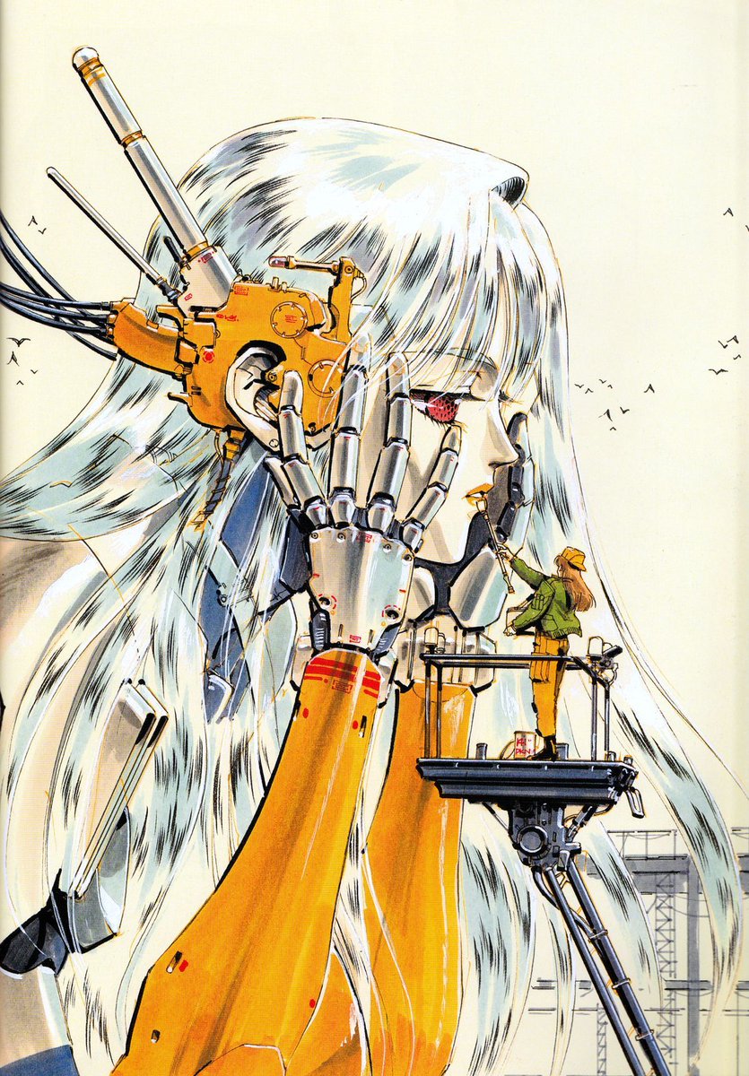 Masahisa Suzuki (鈴木 雅久) from the artbook Gashu Ariel Art Works (1989)