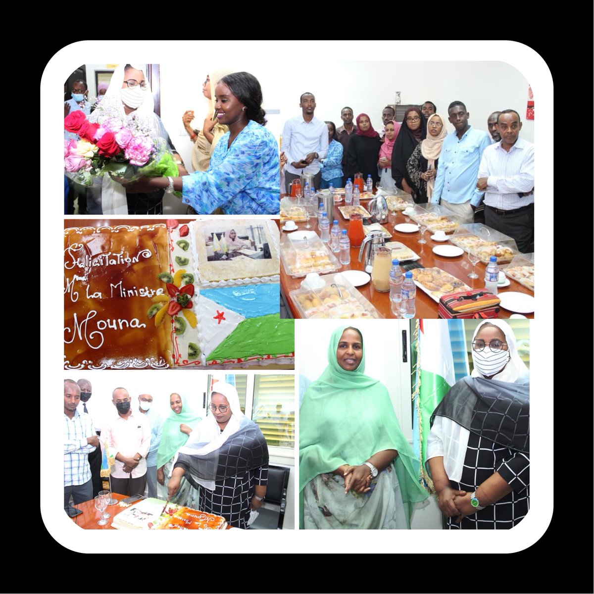Une cérémonie de bienvenue a été organisée ce matin par l’ensemble du personnel du ministère de la Femme et de la Famille en faveur de la nouvelle ministre Mme.MounaOsaman Aden.
#Djibouti