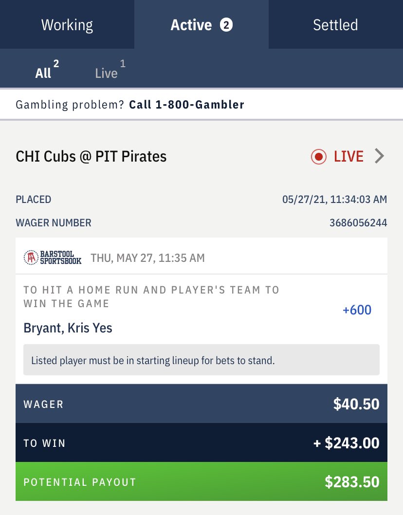 chrisrigas_'s tweet photo. @barstoolcarl Told you at Roost last night it had to hit eventually. Sorry we couldn’t get it when you boosted it https://t.co/FDJdkn2N4y