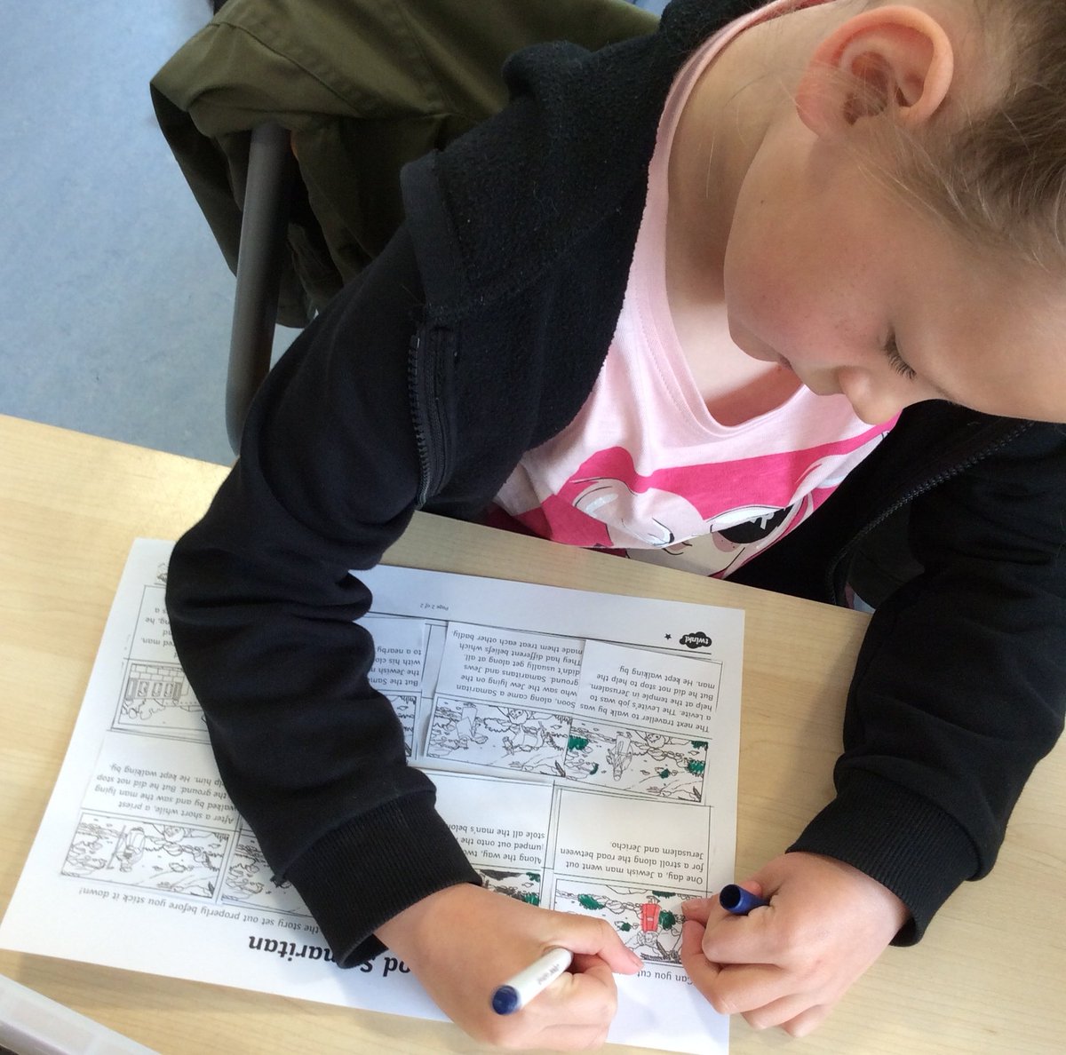 MrsSansom24's tweet photo. P2 learnt the message of kindness and compassion through the story of The Good Samaritan. We were all shocked that the 1st two people didn't help but were relieved that the Samaritan did! @school_seaton #RME #lifeskills #compassionateclassroom https://t.co/tJOx2NW5AS