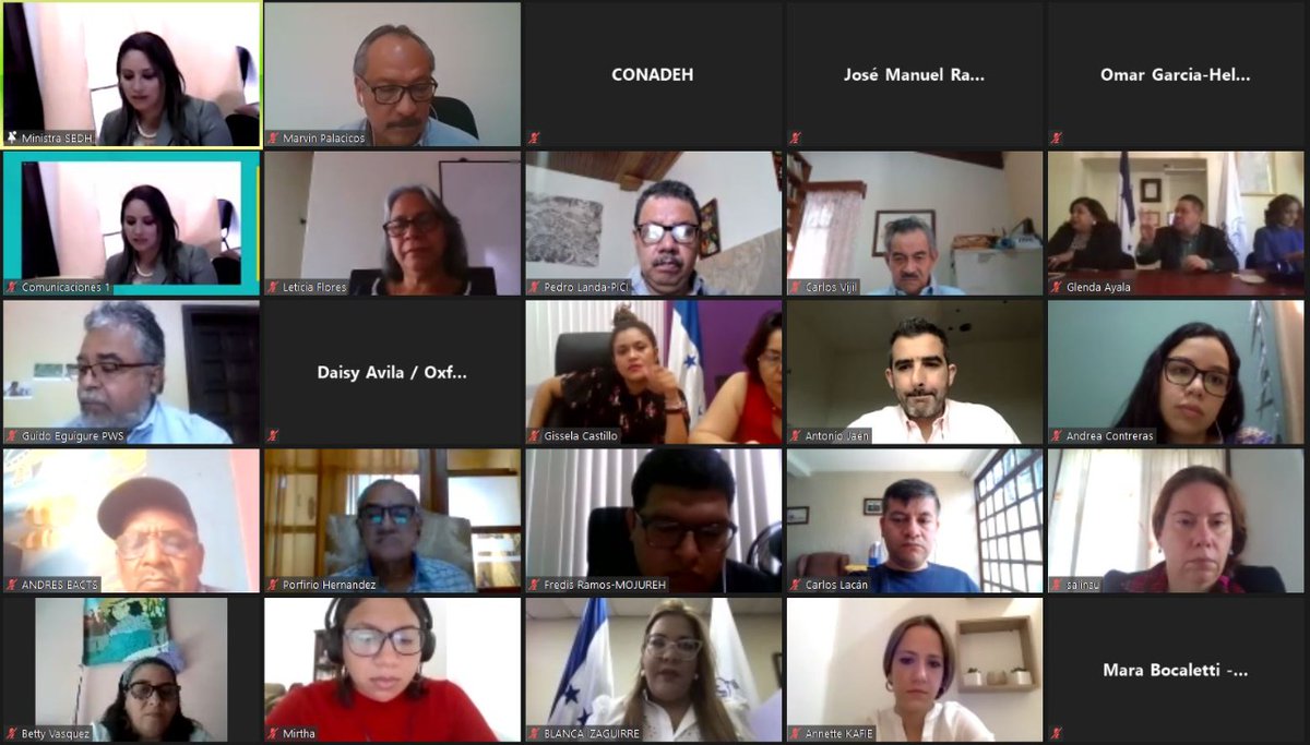 #Ahora| Defensora del Pueblo de Honduras, <a href="/BlancIza/">Blanca Izaguirre</a>, participa en el lanzamiento de Proyectos Subvencionados por parte de ProDerechos.