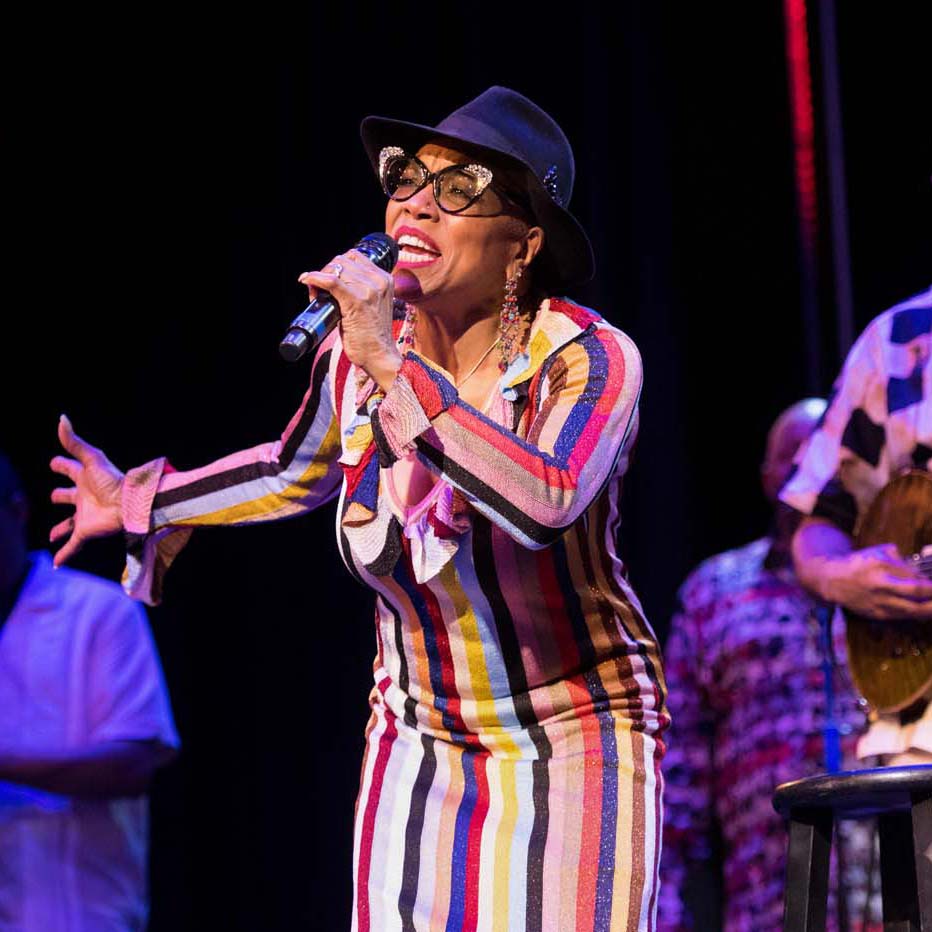 Happy Birthday today to one-of-a-kind vocalist Dee Dee Bridgewater, who sailed with us on Blue Note at Sea 18. 