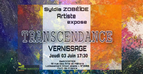[VERNISSAGE] L'Artiste <a href="/SYLDIA_ZOBEIDE/">SYLDIA ZOBEIDE</a> expose "TRANSCENDANCE" à BeBOOSTER ! Découvrez son art en participant au Vernissage du Jeudi 03 Juin à 17h30_ Lien d'inscription:  weezevent.com/vernissage-exp…