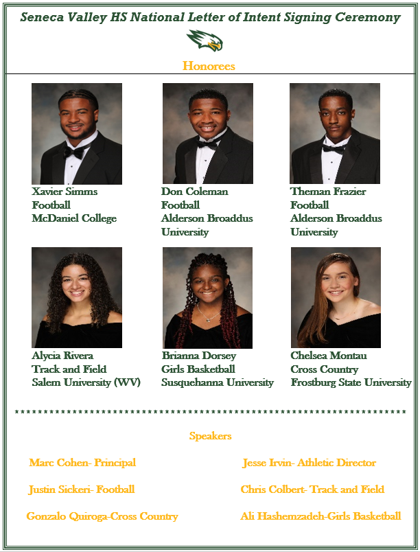 SENECA VALLEY ATHLETICS tweet media