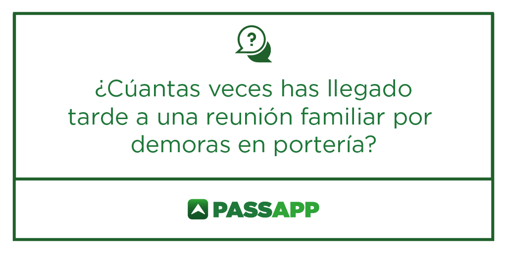 PassApp_Global's tweet photo. Llegar tarde a las reuniones familiares y encontrar la comida fría es historia pasada! Con #PassApp ya no tienes que esperar que te habiliten el acceso en portería.  ⏳ 🚪

#PassApp #PassAppResidencial #Agilidad #ControlDeAccesos https://t.co/0bPGLZVUvi