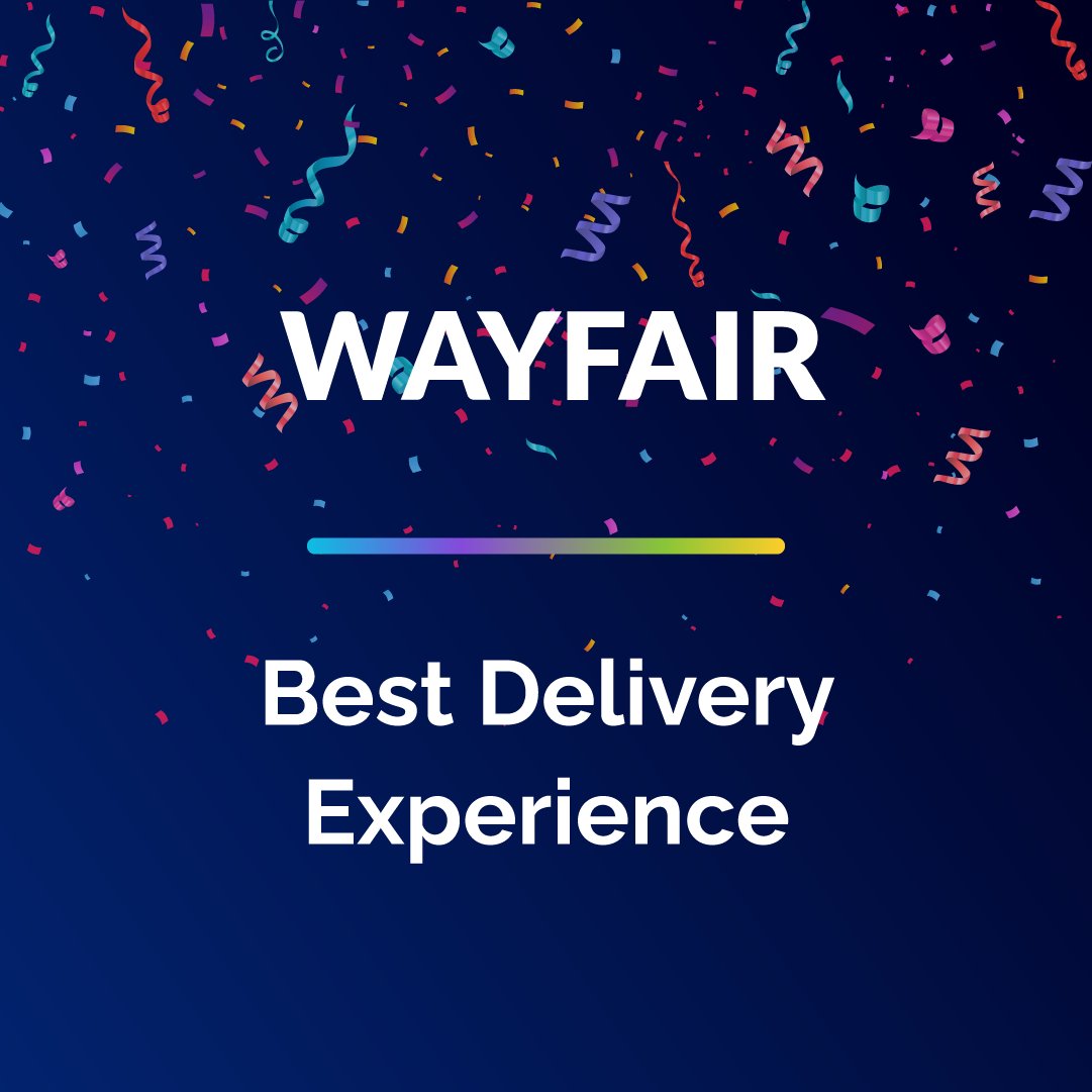 parcellab_en's tweet image. Due to their excellent unpacking experience, @Wayfair won the category &quot;Best in Delivery Experience&quot; in our US Operations Experience Study 2021 👏 

Download the study here and find out why: parcellab.com/resources/stud…
 
#OperationsExperience #ecommerce #shippingstudy