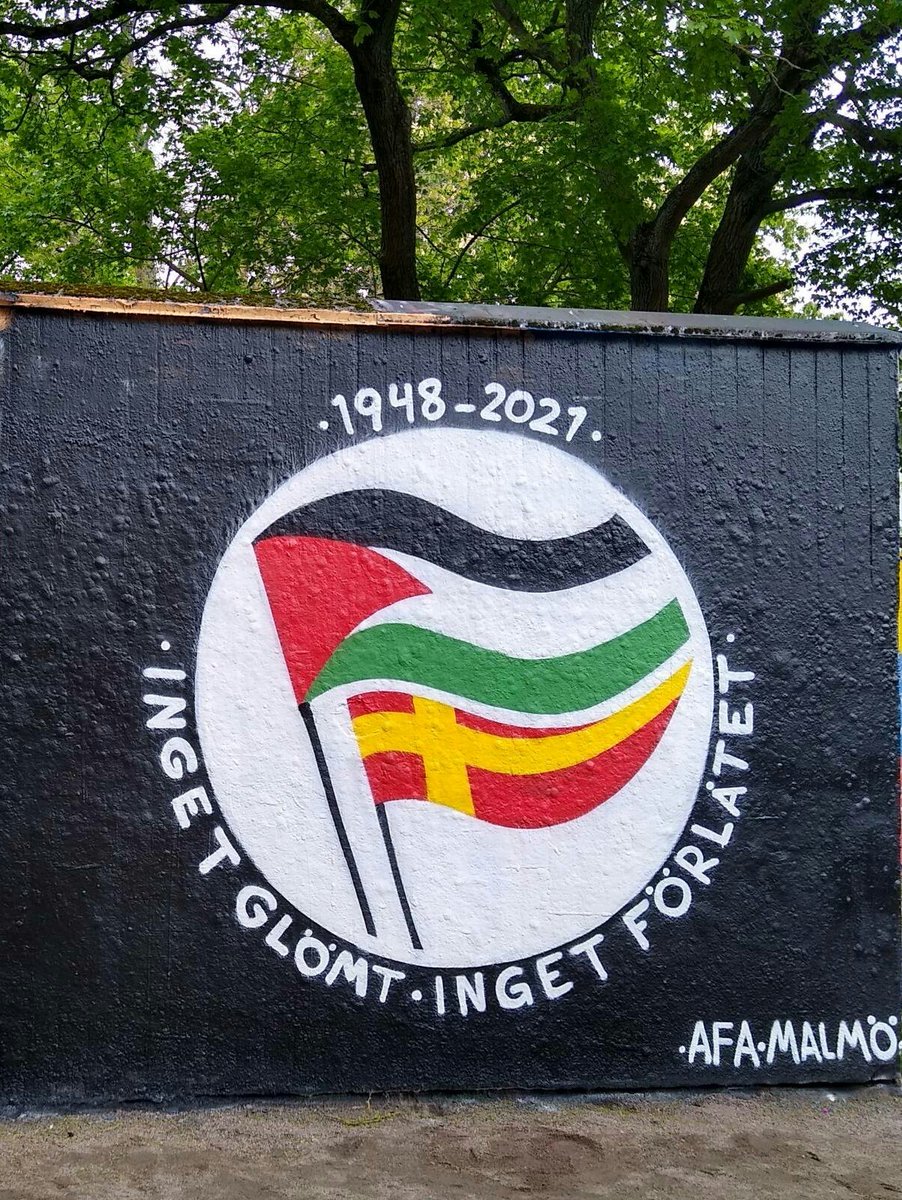 Från Malmö till Palestina: Kampen fortsätter!

En israelisk vapenvila kommer alltid betyda fortsatt ockupation för Palestinas folk. Ingen fred utan rättvisa kommer nånsin vara möjlig!

#SaveSheikJarrah #FreePalestine #antifa