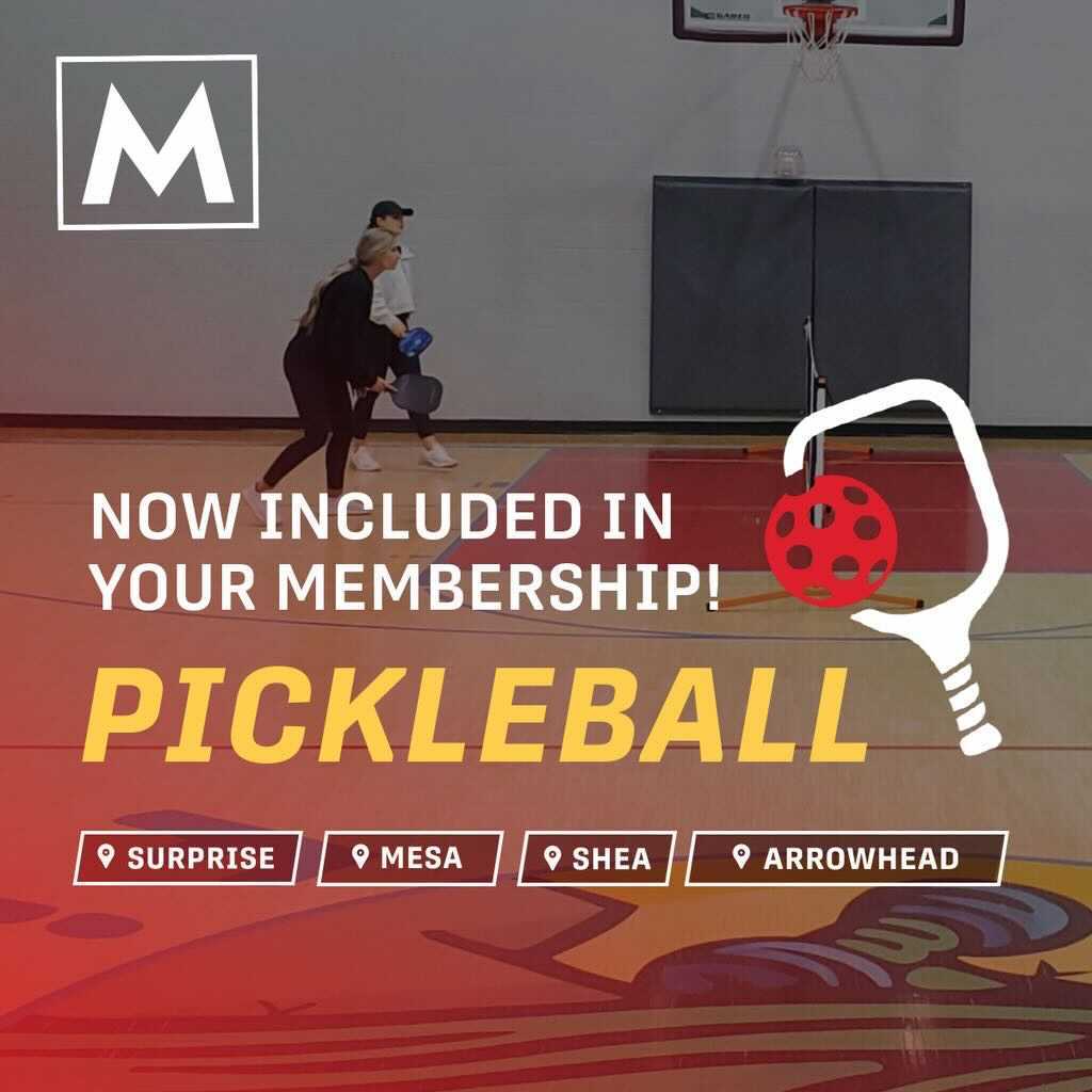 Pickleball is one of the fastest growing sports in the US and is included with your membership at four of our clubs: Surprise, Mesa, Shea, and Arrowhead! Bring your own paddles and we will provide the rest! To learn more about #pickleball, visit our blog: ow.ly/T7qe50EWgsa