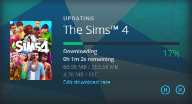 Sims Community on X: The update is 1.20GB!  / X