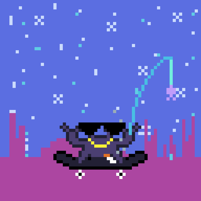 I don't even know why anyone would even think about skating underwater. Crabs🙄

#CNFT #NFT #Cardano