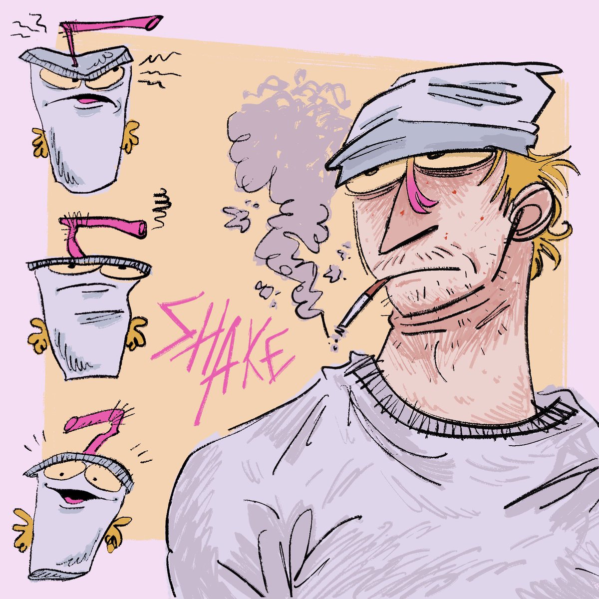 greerdraws's tweet photo. drew this while listening to a podcast with dana snyder https://t.co/M1oCx9mAEM