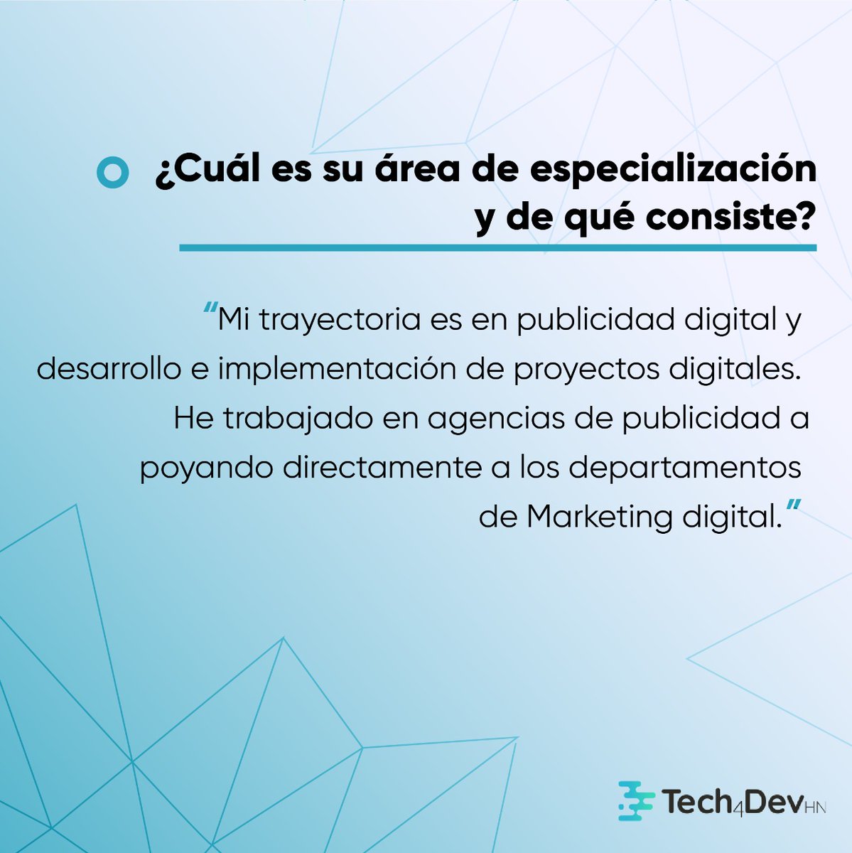 tech4devhn's tweet photo. El programa de aceleración buscó personas talentosas de áreas de diferente índole para poder ofrecer asesoramiento y formación efectiva y diversificada. Agradecemos en esta ocasión a @lord_and_goat por todo su apoyo y buena actitud.
#ConectandoIdeas #Startups #Tech4DevHN https://t.co/YwaQTh0moT