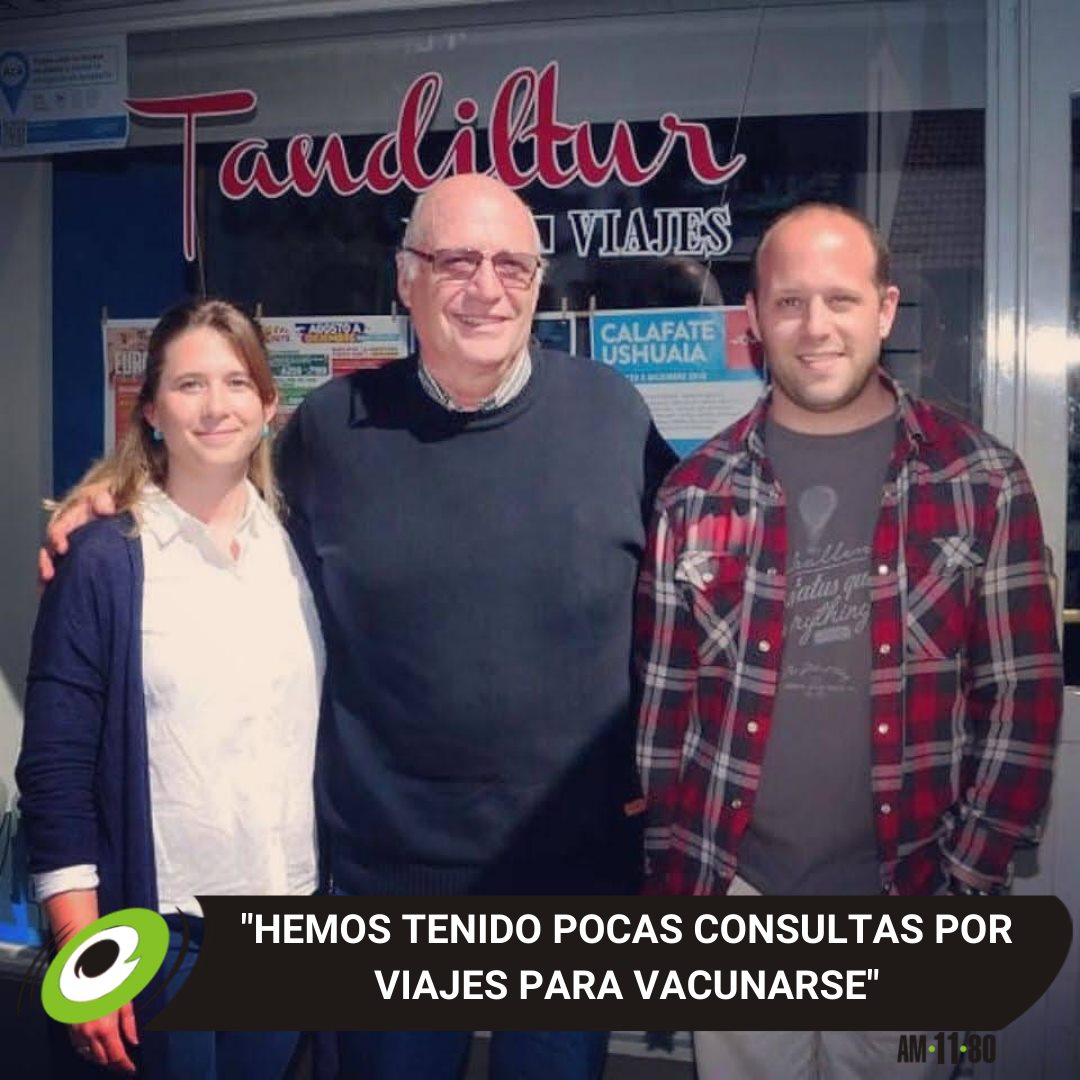 AM1180's tweet photo. Manuel Cardona le contaba esta mañana al programa Hoy por Hoy sobre el panorama del sector y de la realidad sobre si los tandilenses buscan la posibilidad de vacunarse en los Estados Unidos.

https://t.co/zrKCfXajqW https://t.co/h9ncdbpyPo