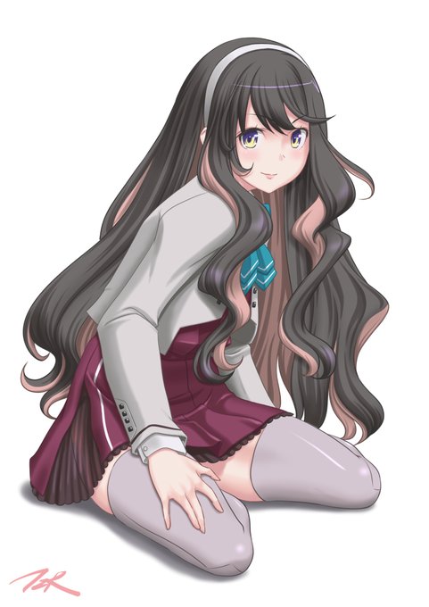 なんか色々試したら大人っぽい長波になった
「最近長波姉が急に大人っぽくなった!」
と夕雲型のちんちくりん勢が騒ぎ出すわ…… 