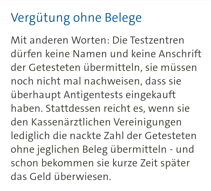 paulinepauline's tweet photo. Bis zu Ende gedacht hat das niemand, oder?
"Schnelltests außer Kontrolle" 
https://t.co/0hGBZaCzn0 https://t.co/9QAl2rNpQO