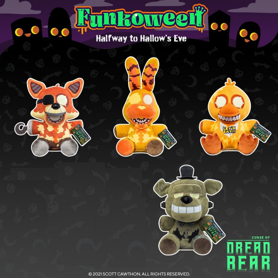 greenlotusdream's tweet image. Funkoween 2021: Five Nights at Freddy&apos;s Plush coming this fall

#funkoween #funko #funkoplush #fnaf #FiveNightsAtFreddys #hinesville #greenlotusdreams